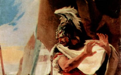 'Aníbal ante la cabeza de Asdrúbal', de Giovanni Battista Tiepolo.