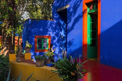 La Casa Azul, también conocida como Museo Frida Kahlo, en Coyoacán, en Ciudad de México