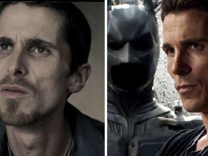 Christian Bale en &#039;El maquinista&#039; y en &#039;Batman: el caballero oscuro&#039;.