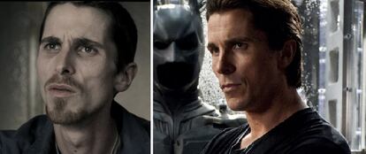 Christian Bale en &#039;El maquinista&#039; y en &#039;Batman: el caballero oscuro&#039;.