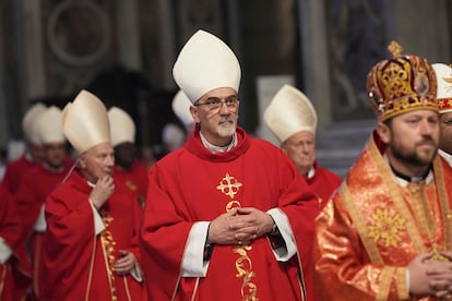 Pierbattista Pizzaballa, el viernes en la basílica de San Pedro.