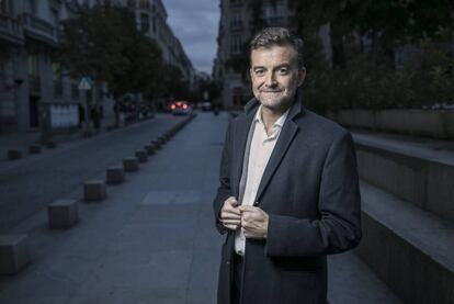 Antonio Maíllo, candidato de Adelante Andalucía a las elecciones, en Madrid.