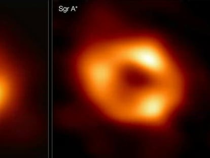 Imágenes de M87* y Sagitario A*.