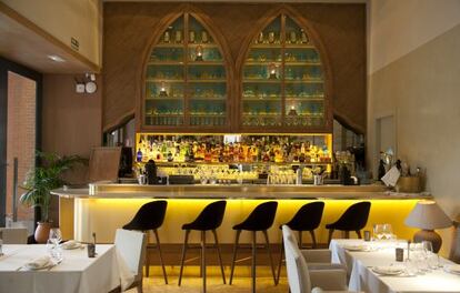Barra del restaurante Du Liban, en Madrid.