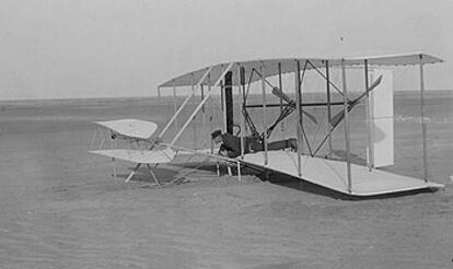 El aviador Wilbur Wright.