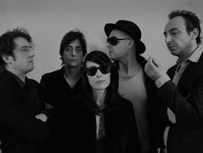 Retrato del grupo musical pamplonés 'El columpio asesino'.
