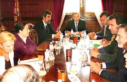 Reunión del Consejo de Gobierno de Melilla,  presidido por Juan José Imbroda.