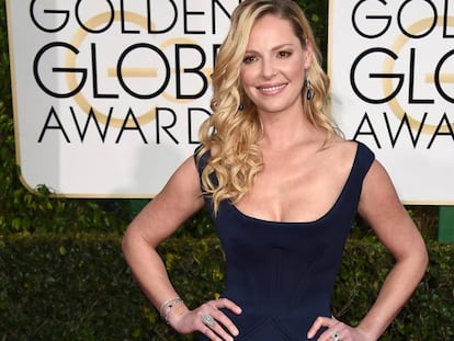 Katherine Heigl en los Globo de Oro.