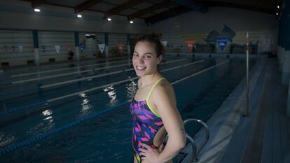 María Vilas, este jueves en el Centro de Tecnificación Deportiva de Pontevedra.
