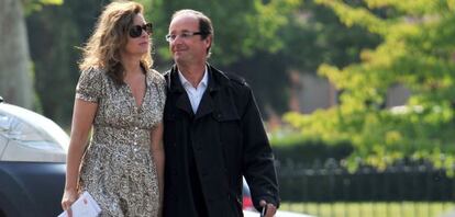 Valérie Trierweiler y François Hollande, cuando eran pareja.