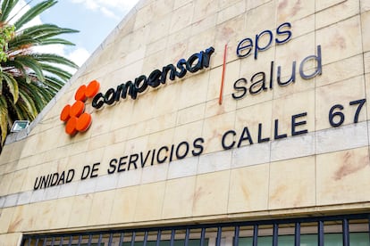 Una clínica de la EPS Compensar, en Bogotá (Colombia).