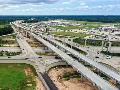 Autopista SH 99 Grand Parkway en Houston (EE UU), construida por Ferrovial, en una foto cedida por la empresa.