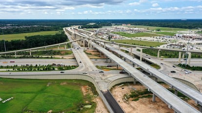 Autopista SH 99 Grand Parkway en Houston (EE UU), construida por Ferrovial, en una foto cedida por la empresa.