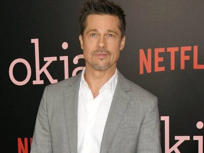 Brad Pitt at the premiere of Okja, which he co-produced, in New York.