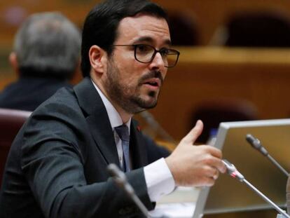 El ministro de Consumo Alberto Garzón.