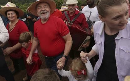 Lula neste domingo, em caravana de pré-campanha pelo Brasil.