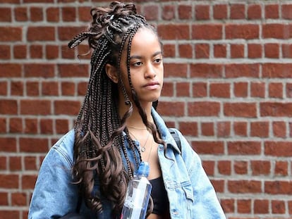 Malia Obama, en Nueva York, el pasado junio.