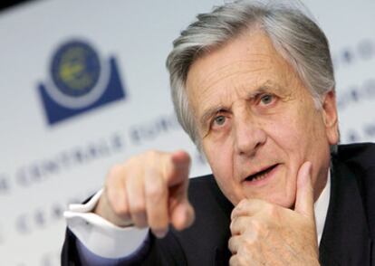 El presidente del Banco Central Europeo (BCE), Jean Claude Trichet, que ha decidido hoy no subir los tipos de interés