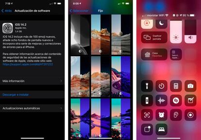 Nuevos fondos, Shazam en el centro de control y más en iOS 14.2.
