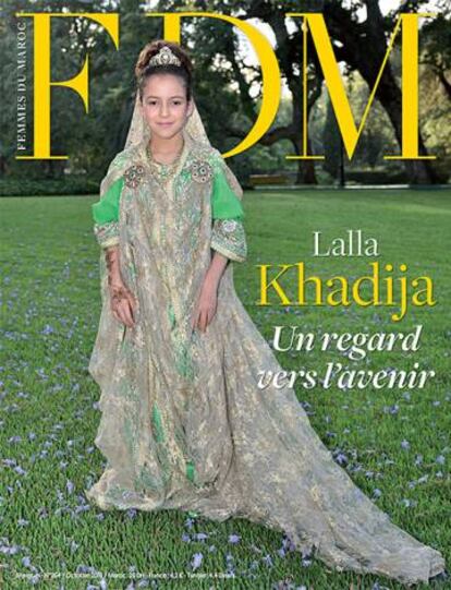 Lalla Jadija, en la portada de 'Femmes du Maroc'.