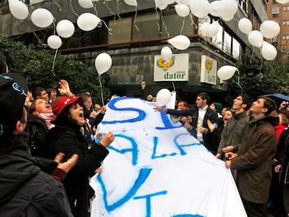 La policía no pide el carné en los 'escraches antiabortistas'