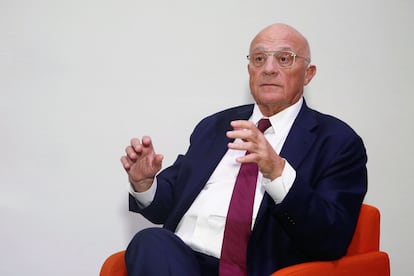 Josep Oliu, presidente del banco Sabadell. Foto de archivo.