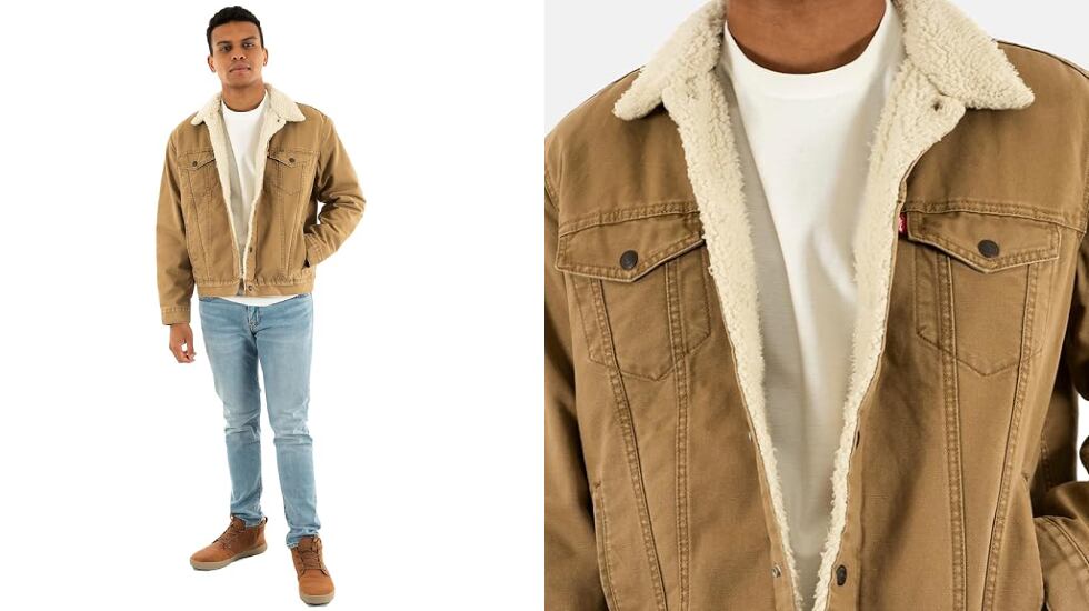 Chaqueta vaquera Trucker sherpa big & tall, de Levi’s.