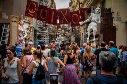 Las Fiestas Mayores del barrio de Gràcia de Barcelona.