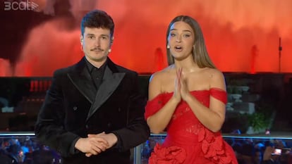 Campanadas de TV3 con Laura Escanes y Miki Nuñez, un festival publicitario