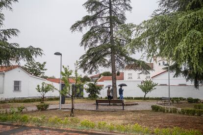 Una plaza de la colonia Campamento.