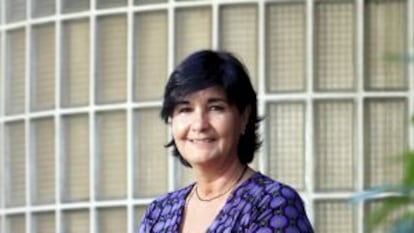 La destituida directora de la Biblioteca Nacional, Glòria Pérez-Salmerón.