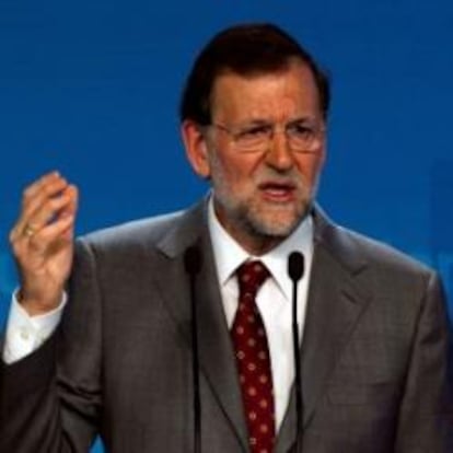 El presidente del Gobierno, Mariano Rajoy