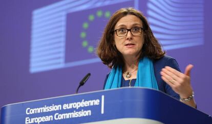 La comisaria de Comercio, Cecilia Malmström.