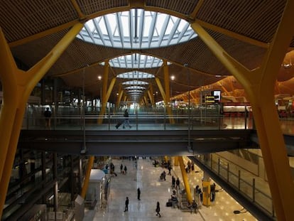 L'aeroport de Madrid-Barajas, el més gran de la xarxa d'AENA.