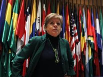 La secretaria ejecutiva de la Comisión Económica para América latina y el caribe (CEPAL), Alicia Barcena. EFE/Archivo