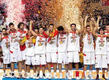 La selección española de baloncesto está que se sale: oro en el Eurobasket, conseguido en septiembre; Campeonato mundial, la plata en el Europeo y también en los Juegos Olímpicos de Pekín