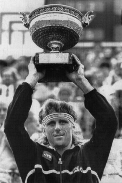 Borg, en 1981, con su sexto título.