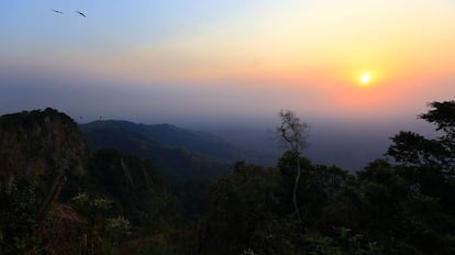 Montañas del parque nacional de Boma, en Sudán del Sur, donde reside el pueblo kachipo.
