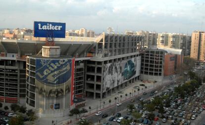 Vista general de Mestalla.