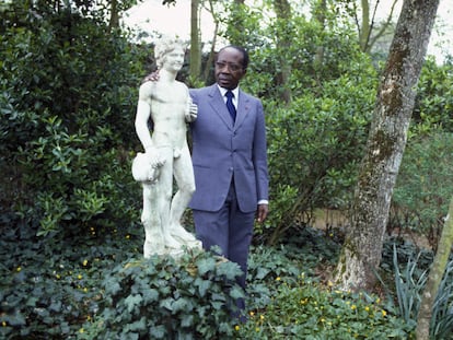 Léopold Sédar Senghor, en mayo de 1983 en París.