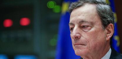 El presidente del Banco Central Europeo (BCE) , Mario Draghi. 