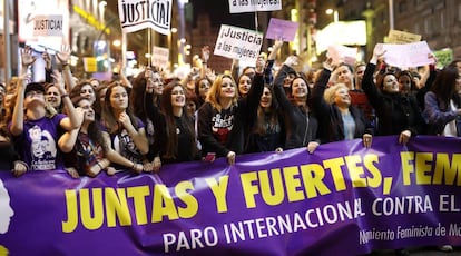 Dvd 833 (08-03-17) Manifestacion del Dia Internacional de la Mujer. © Samuel Sanchez