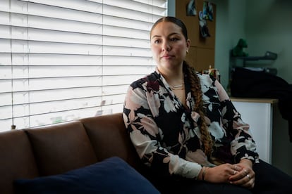Mariana Blanco, Director de Operaciones del Centro Maya Guatemalteco, posa para una foto en el Centro Guatemalteco-Maya en Lake Worth Beach, Florida, Estados Unidos, el viernes, 3 de octubre de 2025.
