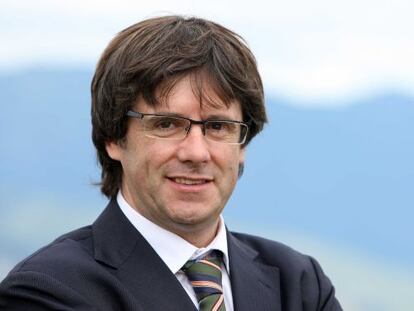 Carles Puiddemont, alcalde de Girona. 