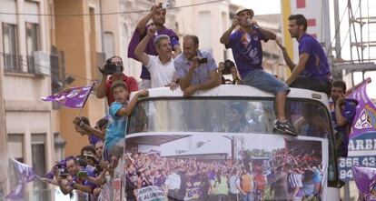 El Guadalajara celebra su ascenso en 2011