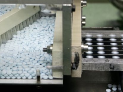 Un laboratorio de fármacos en Madrid.