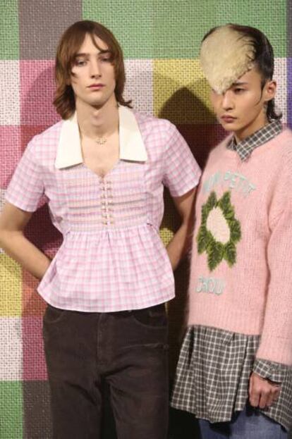 Referencias infantiles y 'rockabilly' en la colección otoño/invierno 2020 de Gucci.
