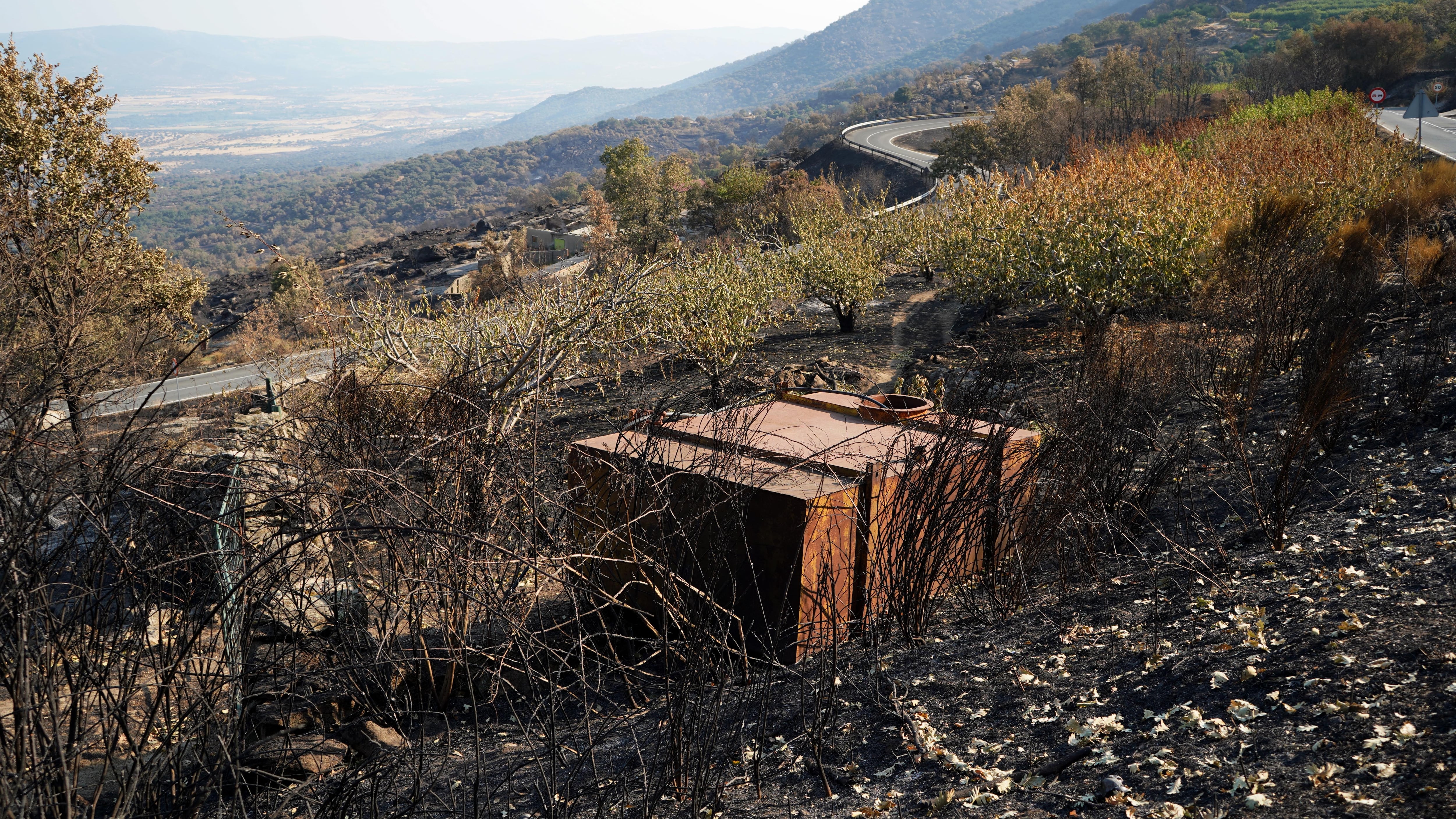 Condenado un hombre a dos años de prisión por causar siete incendios en el Valle del Jerte en 2025