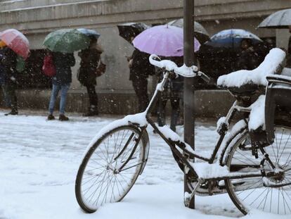 Nuevo temporal de nieve, en imágenes