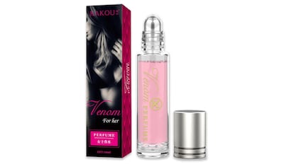 Este perfume con feromonas femenino se vende en un envase compacto, de tan solo 10 ml.